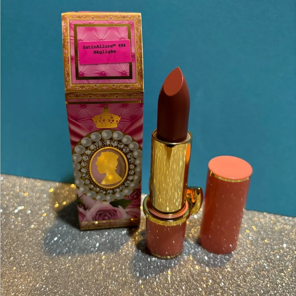 BNIB! Limited Edition! Pat McGrath Labs X Bridgerton Lipstick in NEGLIGEE 494